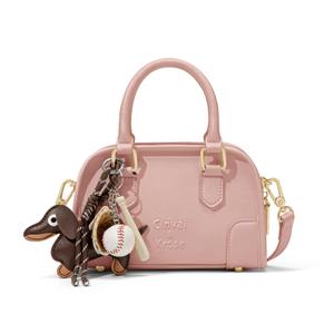 CinvaiKrose Crossbody Purses for Women Leather Handbags for Ladies Cute Mini Purses with Charms and Adjustable Strap