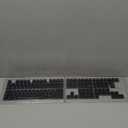 XVX PBT Keycaps - Side Print Keycap Set, Double Shot Shine Through Custom Keycaps, Black Keycaps OEM Profile 136 Keys, Minimalist Style Phantom Keyboard Keycap for Mechanical Keyboards (Black)