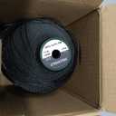 Extra Strong Bonded Nylon Thread #69 Tex70 – 16 OZ, 6000yds, Versatile Stitching Solution for Leather, Upholstery, Canvas Repair and More (Black)