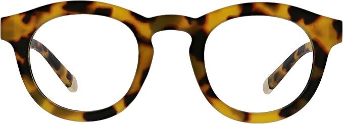 Peepers by PeeperSpecs Oprah's Favorite Women's Round Stardust Blue Light Blocking Reading Glasses and No Correction Eyewear +1.25