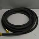 Soaker Hose 25FT 5/8" Diameter for Garden Beds Solid Brass Interface Irrigation Save 70% Water Heavy Duty Rubber Great for gardens/flower beds