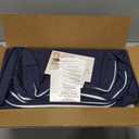 Basic Beyond Chair Cushions for Dining Chairs with Ties and Removable Cover, 2" Thick Seat Cushions for Kitchen Chairs, Set of 4, 17" x 16", Navy