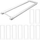 10 Pack T8 T10 T12 U-Bend Light Fixture,LED U Shaped Bulbs,18W(40W Equivalent),2200LM Super Bright,5000K Daylight,Dual-End Powered,Ballast Bypass,2FT LED U Bent Light Bulb for Office,School