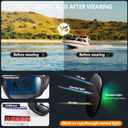 Polarized Sports Sunglasses for Men Women Driving Fishing Wrap Around Tactical Sun Glasses UV Protection