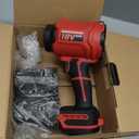 Cordless Leaf Blower for Milwaukee 18V Battery, 720-CFM 180-MPH Handheld Electric Brushless Dust Blower with Light, Battery Powered Leaf Blowers for Patio, Lawn Care, Leaves (Battery Not Included)