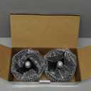 2 Pack LED Garage Light, 240W 24000LM 6500K LED Shop Lights, Garage Lights Ceiling Led with 7+1 Deformable Panels, E26/E27 Bulb Socket Lighting for Shop, High Bay, Attic, Basement, Warehouse