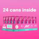 Alani Nu PINK SLUSH, Sugar Free, Low Calorie Energy Drinks, 200mg Caffeine, Biotin, B Vitamins, Zero Sugar, 5 Calories, 12 Fl Oz Cans, 24 Pack (EXP 11/30/27)