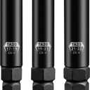 10 Spline Lug Nut Key, Lug Nut Socket Set For 3-Piece Pack Wheel Lock Removal Kit, Lug Nut Removal Tool Of TA20-17/19, TA20-19/21TA23-21/22, Cr-V Steel, Wheel Replacement Key To Double-Hex Heads