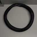 Steering Wheel Cover for Subaru Crosstrek Outback Forester Ascent Impreza WRX Legacy BRZ Tribeca Sport Hybrid Touring Limited LX Car Interior Accessories, 2026 Black Leather 14.5-15 inch