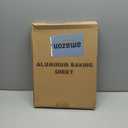 Commercial Quality Baking Sheet Pan Set, Natural Aluminum Cookie Sheet, Umite Chef Warp Resistant Baker's Half Sheet Pan, Large Thick Cookie Tray Pans for Baking, Roasting(2 Pack, 18X13In)