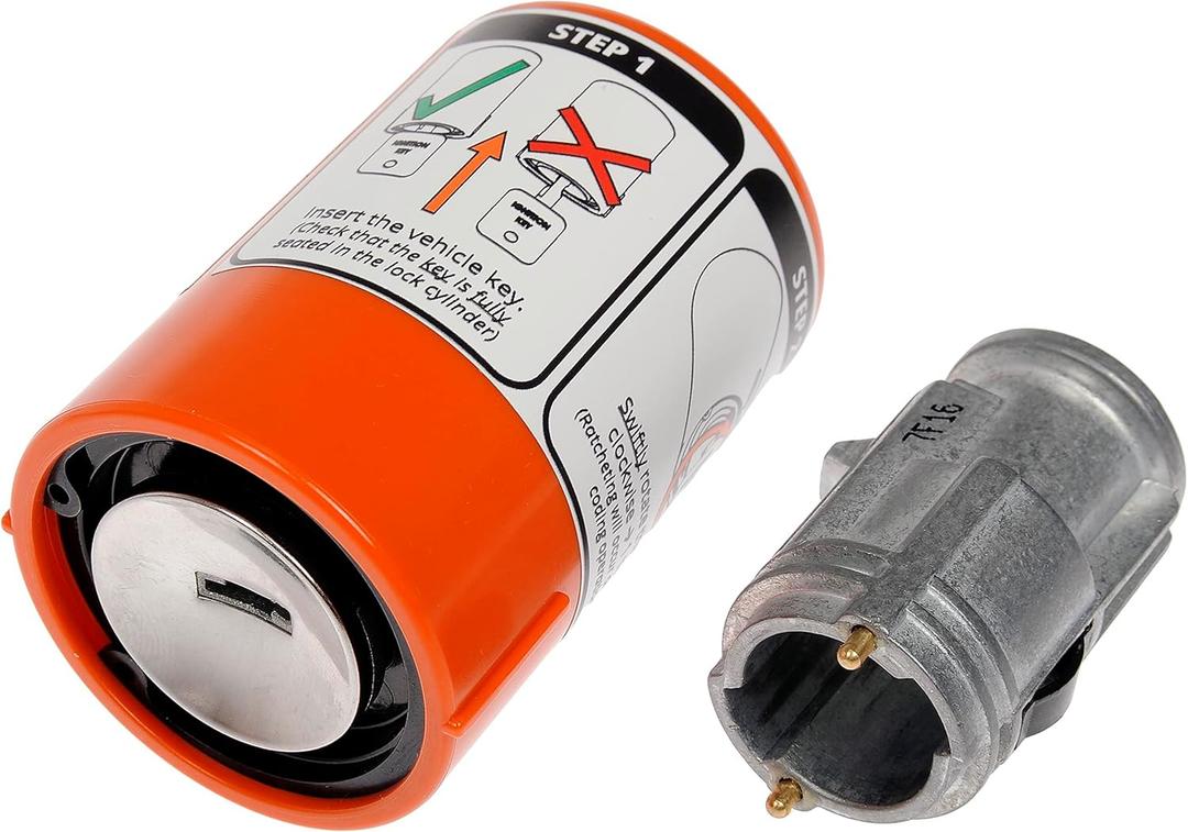 Dorman 924-784 Mechanical Key Relearn Ignition Lock Cylinder Compatible with Select Models (OE FIX) Dorman 924-784 Mechanical Key Relearn Ignition Lock Cylinder Compatible with Select Models (OE FIX)
