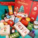 STRN Christmas Gift Box - 12 PACKS of Holiday Joy | Scented Wax Cubes, Scented Candle, Fragrance Sachets & More | Christmas Decoration Home Holiday Decor