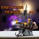 Tiny Pirate Ship Building Set, 154 PCS Mini Sailboat Model, Easy-to-Build Construction Toy for Kids Age 6+, Creative Gift for Pirate Ship Fans (Compatible with Major Brand Bricks)