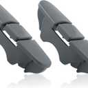 W10508950 Dishwasher Upper Dishrack Slide Rail Stop Clip by AMI PARTS, Fit for Whirl-pool Ken-more Dishwasher, Replace AP6022472 8562015 W10508950 2684662 PS11755805 WPW10508950VP（2 pcs）