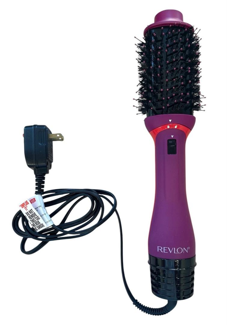 REVLON One Step Volumizer PLUS Hair Dryer and Styler | More Volume, Less Damage, and More Styling Control for Easy and Fast SalonStyle Blowouts, Plus Travel Friendly (Purple)