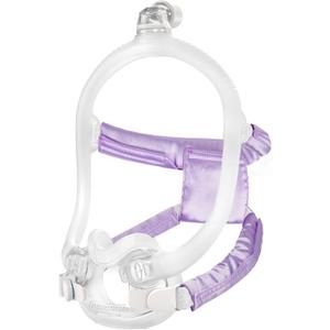 3 PCS Satin CPAP Mask Strap Covers, Comfortable CPAP Strap Covers, Silky CPAP Mask Cushions to Fit F30i Headgear, Anti Wrinkle CPAP Hair Protector for Reducing Red Marks (Light Purple)