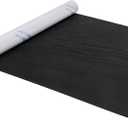 Y.A. LOTUS Black Microfiber Fabric Self-Adhesive Suede Look 39.37in x 78.74in, Premium Synthetic Leather - Stretch Film Fabric Perfect for car Interior Decorate