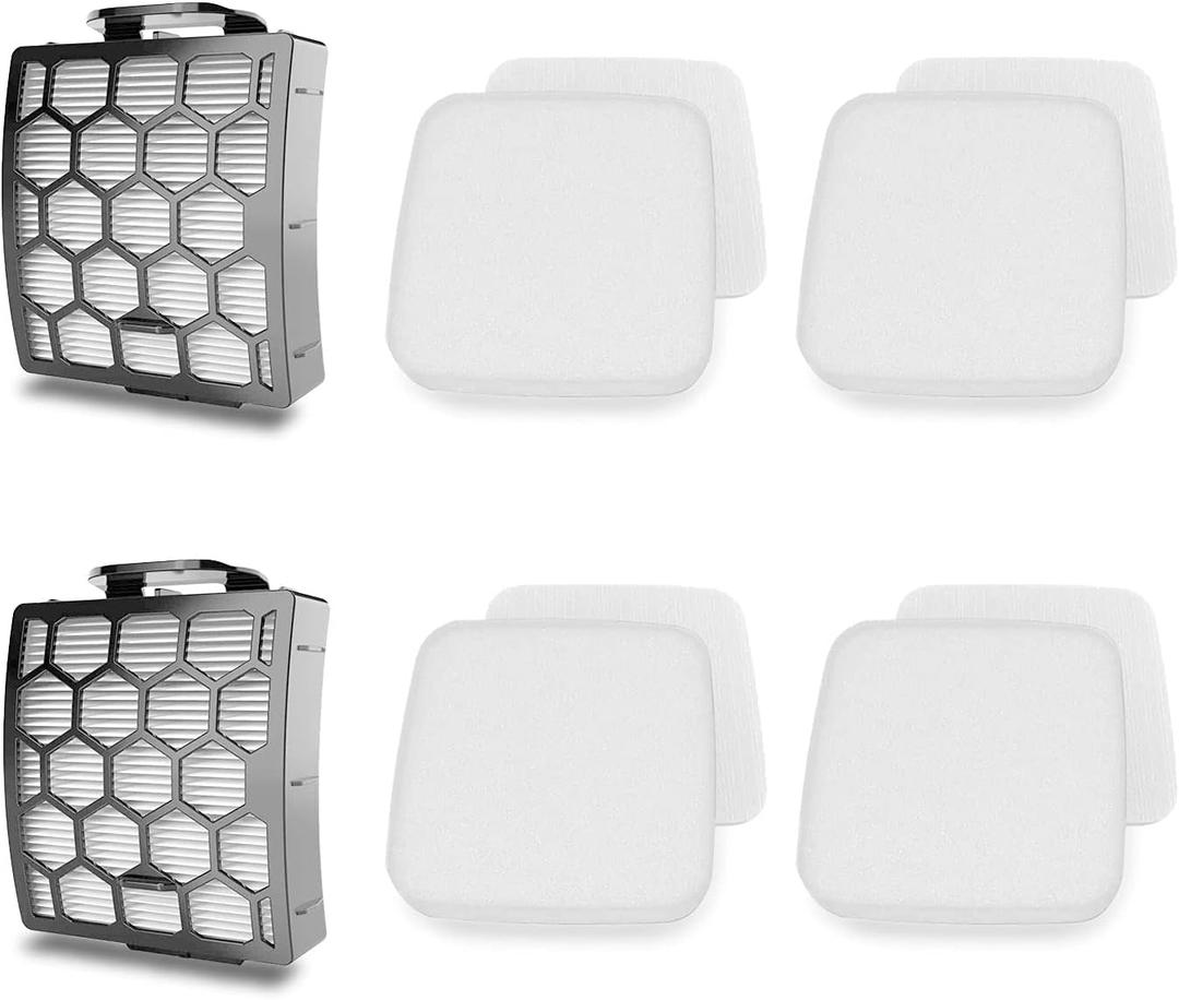 Colorfullife Filter Replacement for Shark Rotator Lift-Away LA300 LA301 LA322 LA351 LA500 LA502 LA555 LA360 LA362 LA401 LA455 LA702 ADV DuoClean PowerFins Upright Vacuum Cleaner, Part XFFK320 & XHF320