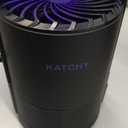 Katchy Flying Insect Trap Indoor  Catcher & Killer for Mosquito, Fruit Fly, Gnat & Small Moth  Non-Zapper with Suction & Blue Light  Ideal for Indoor Spaces, Kitchen & Plants (Original, Black)