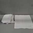 Avalon Kitchen White Cloth Napkins Bulk (Pack of 24) - 100% Polyester Dinner Linen Napkins Cloth Washable & Reusable - Durable with Hemmed Edges - Ideal for Parties and Weddings (17x17 Inches)