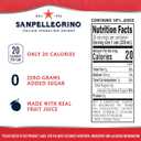 Sanpellegrino Zero Grams Added Sugar Pomegranate & Orange Italian Sparkling Drink, 24 Pack Of 11.15 Fl Oz Cans, Sanpellegrino Italian Sparkling Drinks, Low-Calorie Fruit Juice Beverages