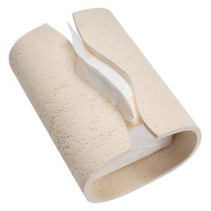 Tissue Box Cover Rectangle Resin Decorative Tissue Holder Travertine Stone Look Facial Paper Dispenser for Living Room Bedroom Office Bathroom Kitchen Hotel Cafe(Cream)