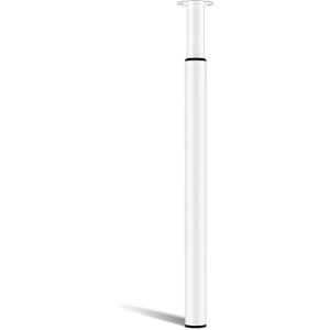Adjustable Metal Table Leg, Desk Legs 28-43 inch, 1 Pc Folding Office Table Legs Kitchen Furniture Worktop Support Legs White