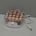 Conair Double Ceramic Hot Rollers for Long, Medium, and All Hair - Hair Curler - Hair Roller Clips Included - 1/2 inch, 3/4 inch, and 1 inch Rollers (20 Piece Set, Tan)