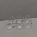 D.M DESIGNMASTER [6 PACK,12 OZ] - Premium Glass Coffee Mugs with Handle. Transparent Tea Glasses for Hot/Cold Beverages, Perfect Design for Americano, Cappuccino, Tea and Beverage.