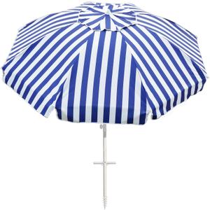 Northroad 8ft Large Beach Umbrella w/Sand Anchor Vent Tilt, Heavy Duty High Wind Patio Umbrellas w/Carry Bag,UV 50+ Sun Protection Portable Sunshade Umbrellas for Garden Pool Backyard
