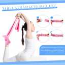 Poen 21 Pcs Pilates Equipment Kit for Home Workout Pilates Ring and Ball Set for Women 12'' Circle Yoga Fitness Essentials Kit with Resistance Bands, Yoga Strap, Socks,Bag (Pink,Blue,Purple)