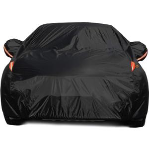 Full Car Covers for Sedan, Car Cover Waterproof All Weather Windproof Dustproof UV Protection Scratch Resistant Indoor Outdoor Univers