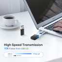 4 x USB C Adapter USB 3.0 (4 Pieces), USB C Female to USB Male, USB Type C Adapter for iPhone 15/14/13/12, iPad Pro/Mini/Air, Samsung Galaxy S21 S22 Plus/Ultra, Mac/Mac Book/Laptop