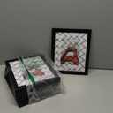 Wiscet 8x10 Picture Frame Set of 9, Display Pictures 5x7 with Mat or 8 x 10 Without Mat, Photo Frame for Wall Mounting or Tabletop Display, Black