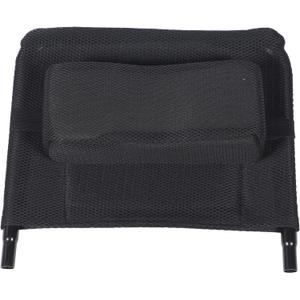 Wheelchair Backrest Extension with Breathable Mesh Fabric and Tall Headrest Attachment for Manual Wheelchairs 15.75 X 14.17 Inches Support for Seniors and Disabled Users