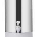 SYBO SR-CP35C Commercial Grade Stainless Steel Percolate Coffee Maker Hot Water Urn for Catering, 30-Cup, 3.5L, Grey