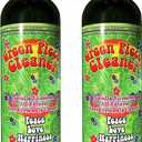 Green Piece Glass Cleaner 2 Bottles (Made in USA) - All Natural Earth Friendly Multi-purpose Cleaner for Metal, Ceramic, Water Pipe 16 oz