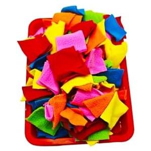 2 Pack Hedgehog Dig Box with Fleece Strips for Hedgepig Sugar Glider Dig Box Hedgehog Enrichment Foraging Cage Clutter Activity Toys