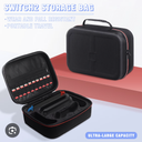 Carrying Case for Nintendo Switch 2 Model(2025), Portable Hard Shell Pouch Carrying Travel Game Bag for Nintendo Switch 2 Accessories Holds 12 Game Cartridge (Black)