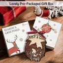 2 x Horse Christmas Ornaments 2025 - Horse Ornaments for Christmas Tree, Horse Gifts for Girls, Women - Wooden Horse Decor, Gifts for Equestrians