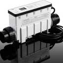 Salt Chlorine Generator Cell 40000 Gallon Replacement for In-Ground Pool Salt System Universal Fit for Most Control Panels Self-Cleaning with Cell Life Display EC-520555 (40000 Gallon)