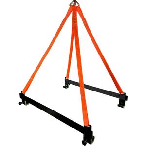 2800 lb Watercraft lift sling,43'' Watercraft Sling with Heavy duty powder-coated Steel Bracket,Polyester Sling,Suitable Capacity Jet Ski Sling,PWC,Jet Ski