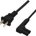 3-Foot Power Cord Compatible with Sonos One, Sonos One SL, Sonos Play-1 Speakers - Power Plug Cable (Standard, Black)