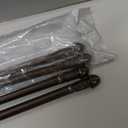 48-84 in. Adjustable Petite Caf Curtain Rod, 2-Pack, 7/16 in. Diameter, Bronze