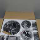 Fanbulous 2 Pack Farmhouse 42 Inch Ceiling Fans with Lights, Black Industrial Caged Ceiling Fans for Bedroom Living Room, Double-Sided 5 Blades Rustic Ceiling Fan