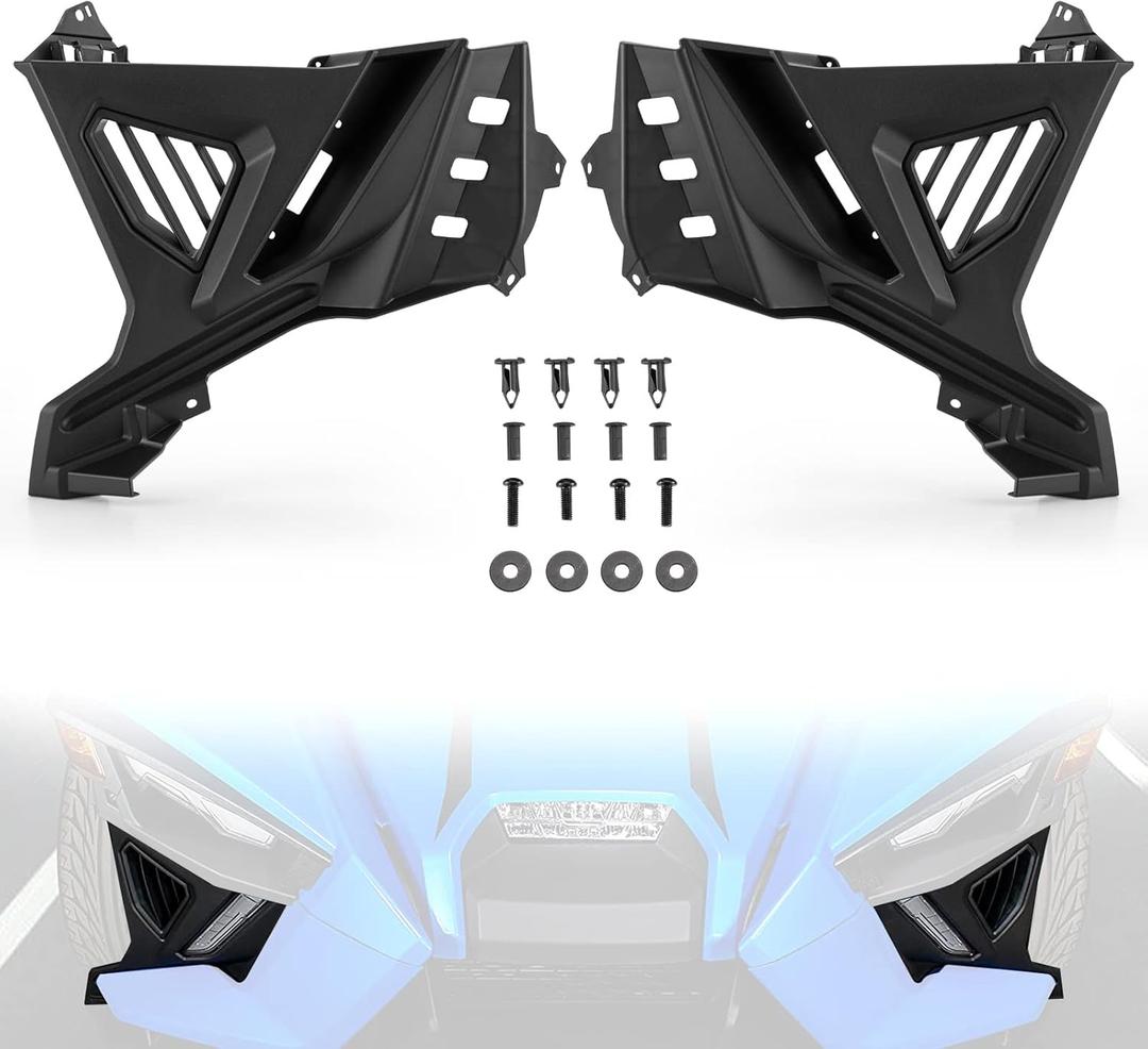 A & UTV PRO Front Lower LED Accent Panel Kit for Polaris Slingshot S SL SLR R 2020 2021 2022 2023 2024 Housing Mount Accessories, Replace OEM # 5454402, 5454401, RH, LH