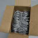 150 Pack - 2 3/8" Chain Link Fence Ties 9 Gauge Galvanized Steel Twist for Securing Fences on Farms/Ranches/Gardens
