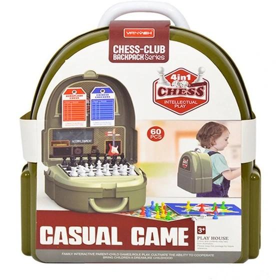 3 x 
Misco Toys 3 in 1 Board Game & Backpack Set