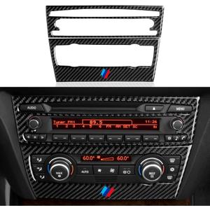 Car CD Panel Cover Sticker Carbon Fiber Decal Trim fits for BMW E90 E92 E93 2005 2006 2007 2008 2009 2010 2011 2012 Interior Accessories (Style C)