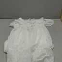 AGQT Toddler Girls Floral Print Dress Chiffon Off Shouler Casual Dress Ruffle Hem Tunic Dress Size 1-8T (7-8 Years, 7263a1# White Solid Polka Dot-off Shoulder)